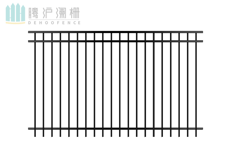 Ornamental steel fence