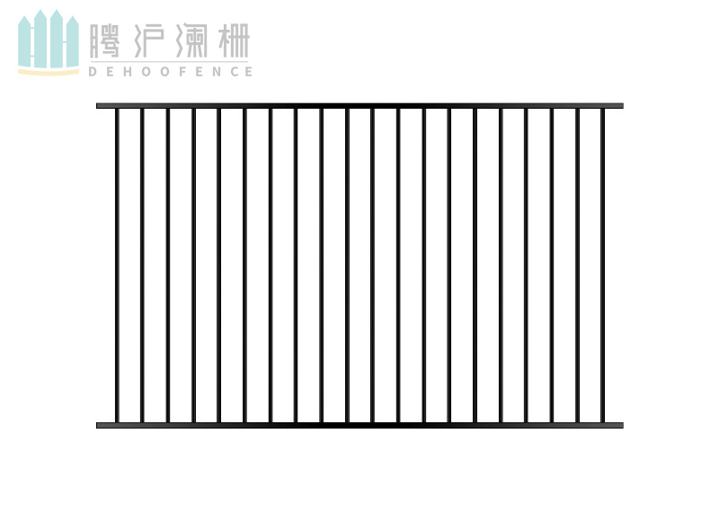 Ornamental steel fence